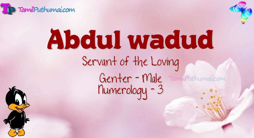 Abdul wadud-babyname-meaning